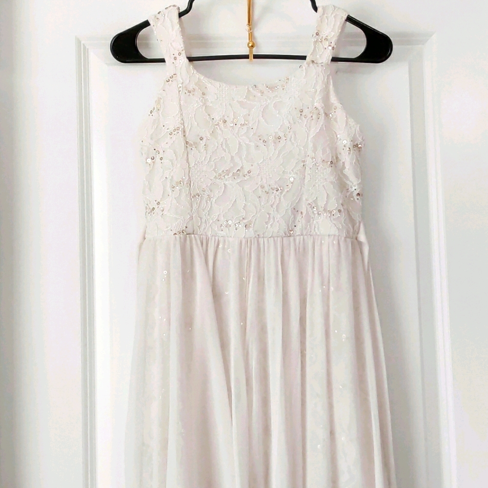 #TweenDiva S16 Formal White Dress